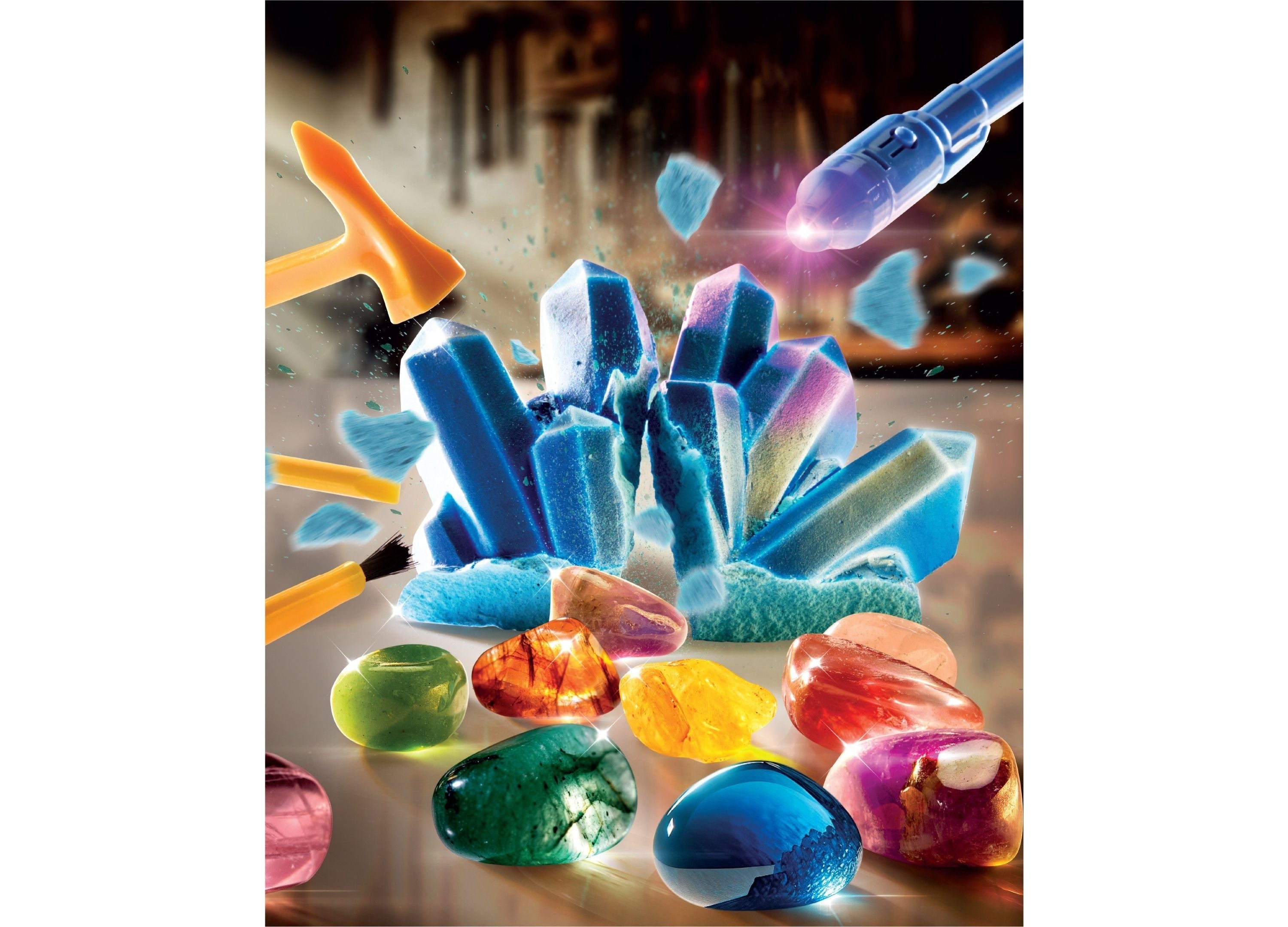 Discovery #MINDBLOWN Gemstone Excavation Adventure Kit (4 Piece Set)