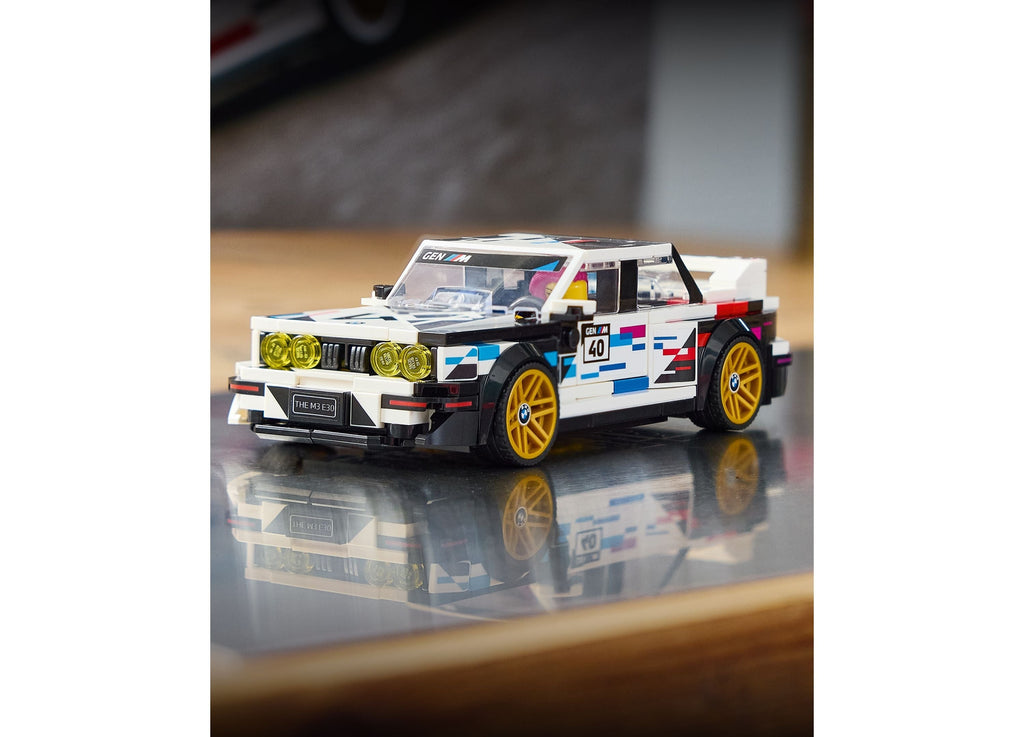 LEGO Speed Champions BMW M3 E30 358-Piece Building Set With Driver Minifigure