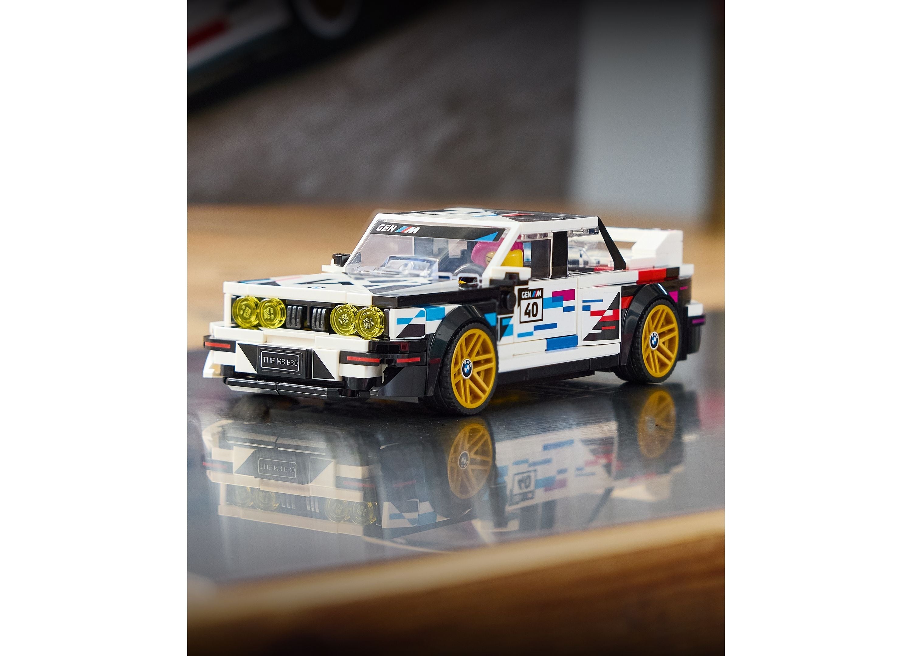 LEGO Speed Champions BMW M3 E30 358-Piece Building Set With Driver Minifigure