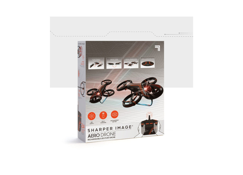 Sharper Image X-Treme Aero 2.4 GHz High-Performance Remote Control Stunt Drone
