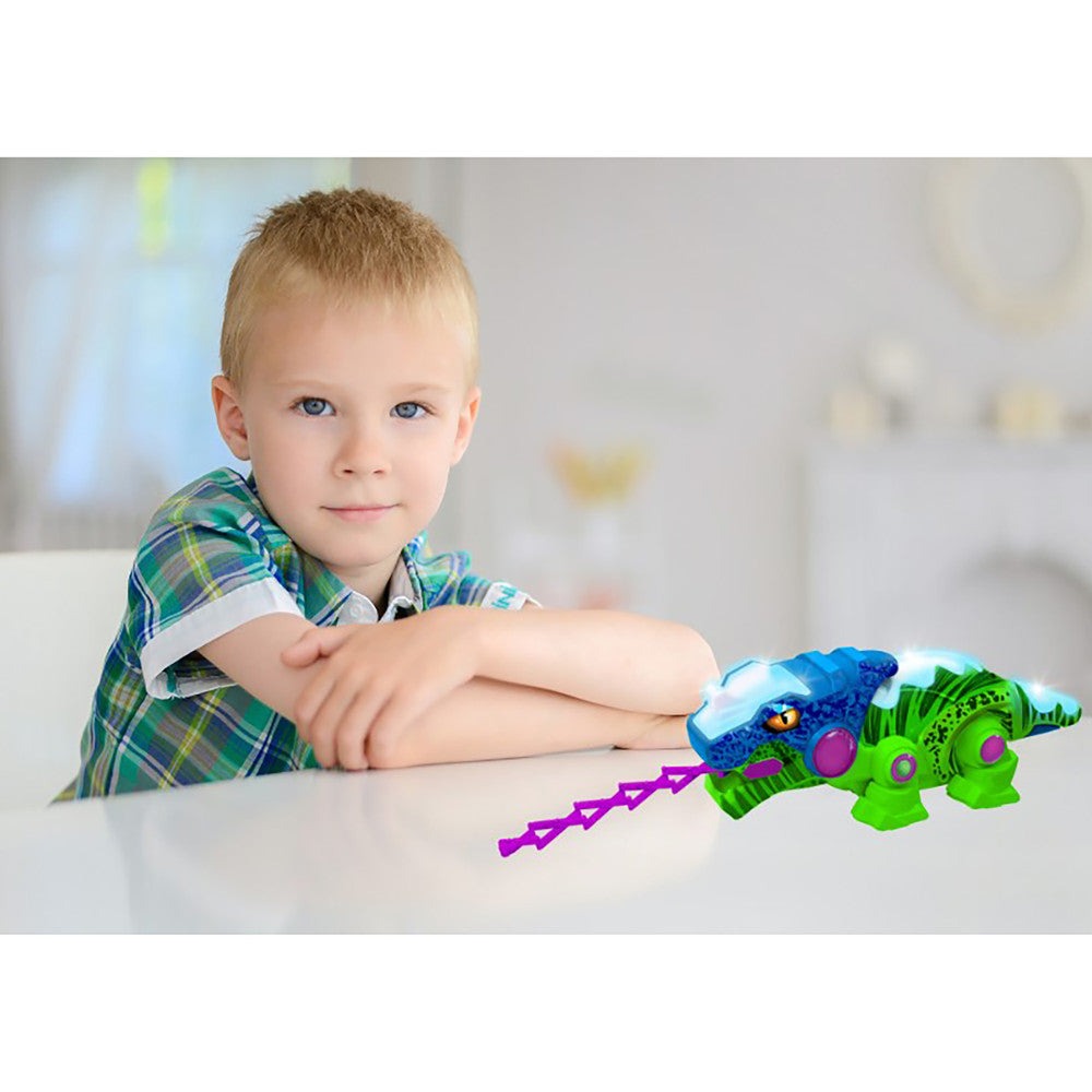 MukikiM Kool Kreepers RC-Rex - Color-Changing Dinosaur - Green & Blue