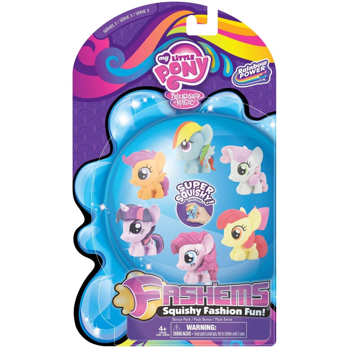 Fashems My Little Pony Collectible Squishy Mini Figures