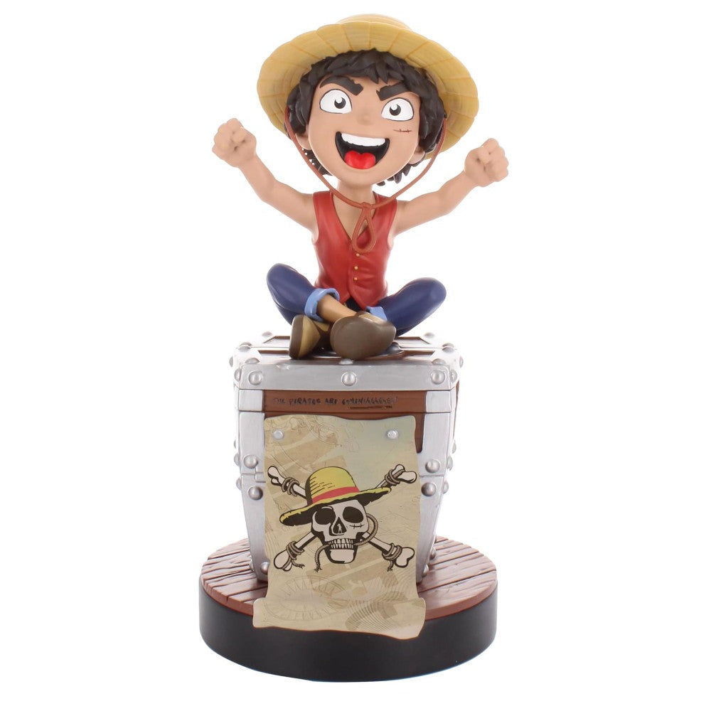 Exquisite Gaming: Netflix One Piece 8.5" Luffy Cable Guys Controller & Phone Holder