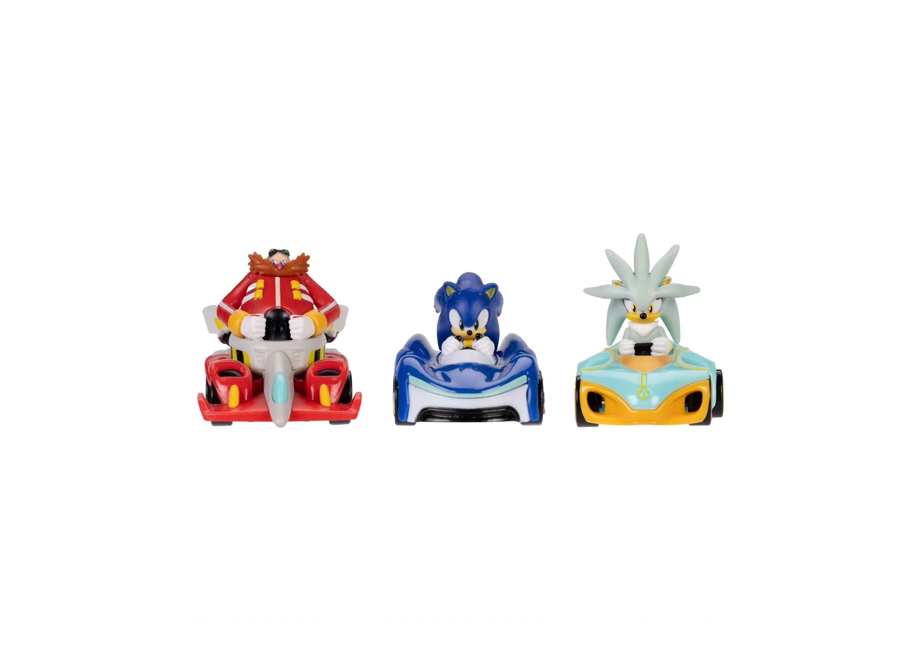 Team Sonic Racing 1:64 Scale Die-Cast Toy Vehicles, 3-Pack