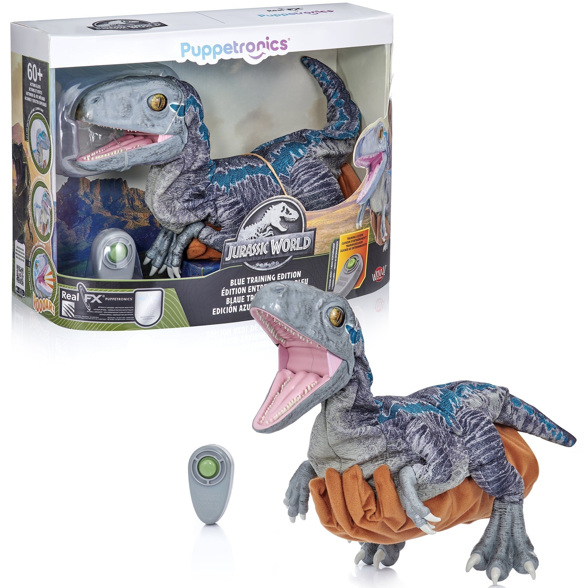 RealFX Puppetronic: Jurassic World - Blue Training Edition