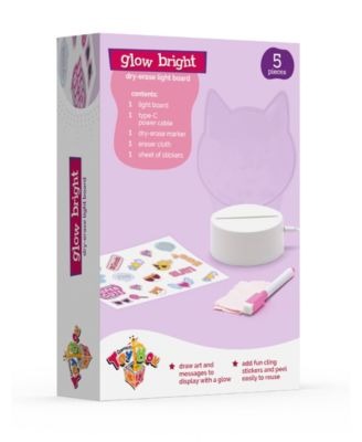 Geoffrey's Toy Box Cat Head Glow Bright Dry-Erase Light Board