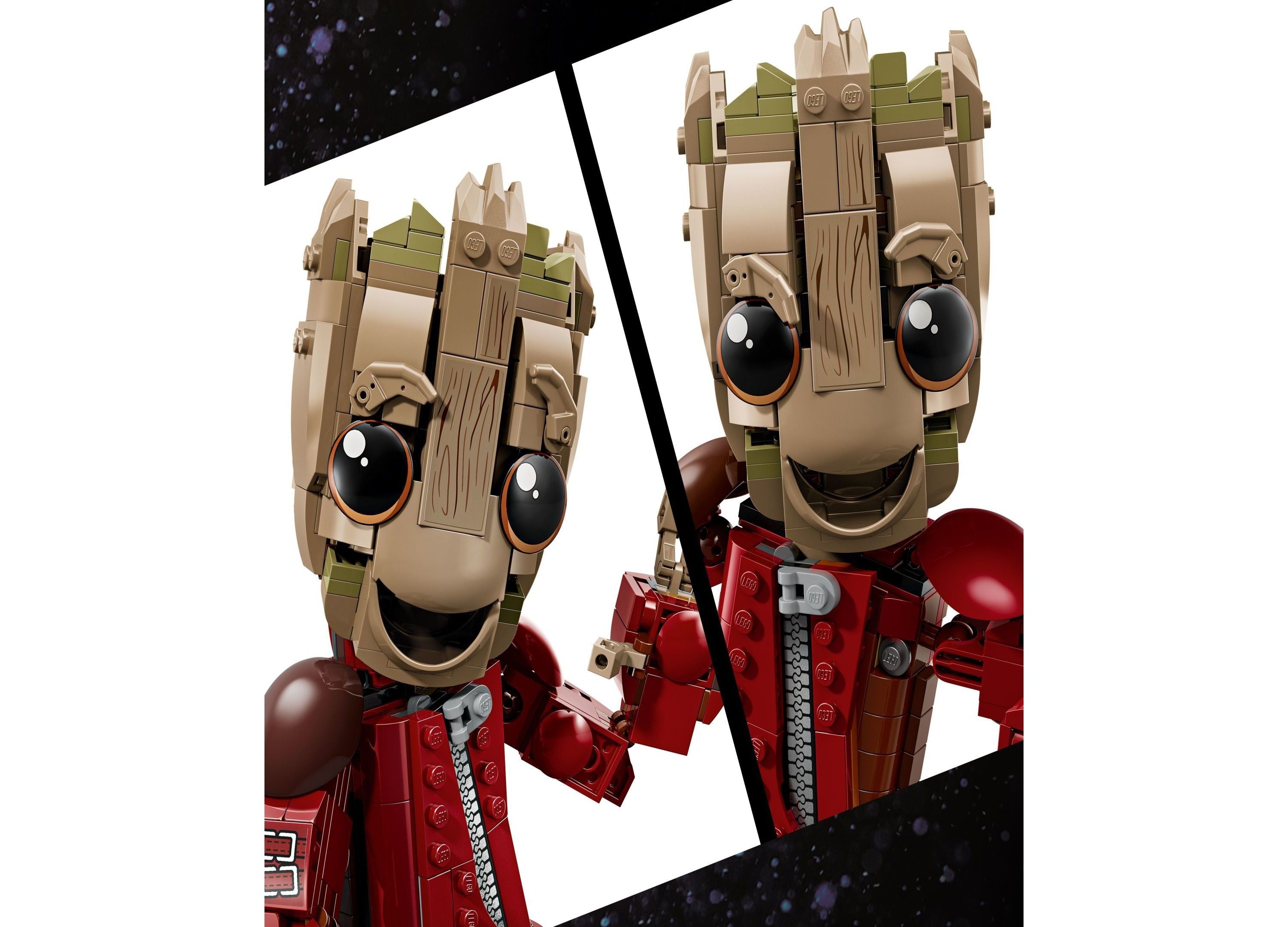LEGO Marvel Ravager Jumpsuit Groot Kids Building Set - 604 Pieces