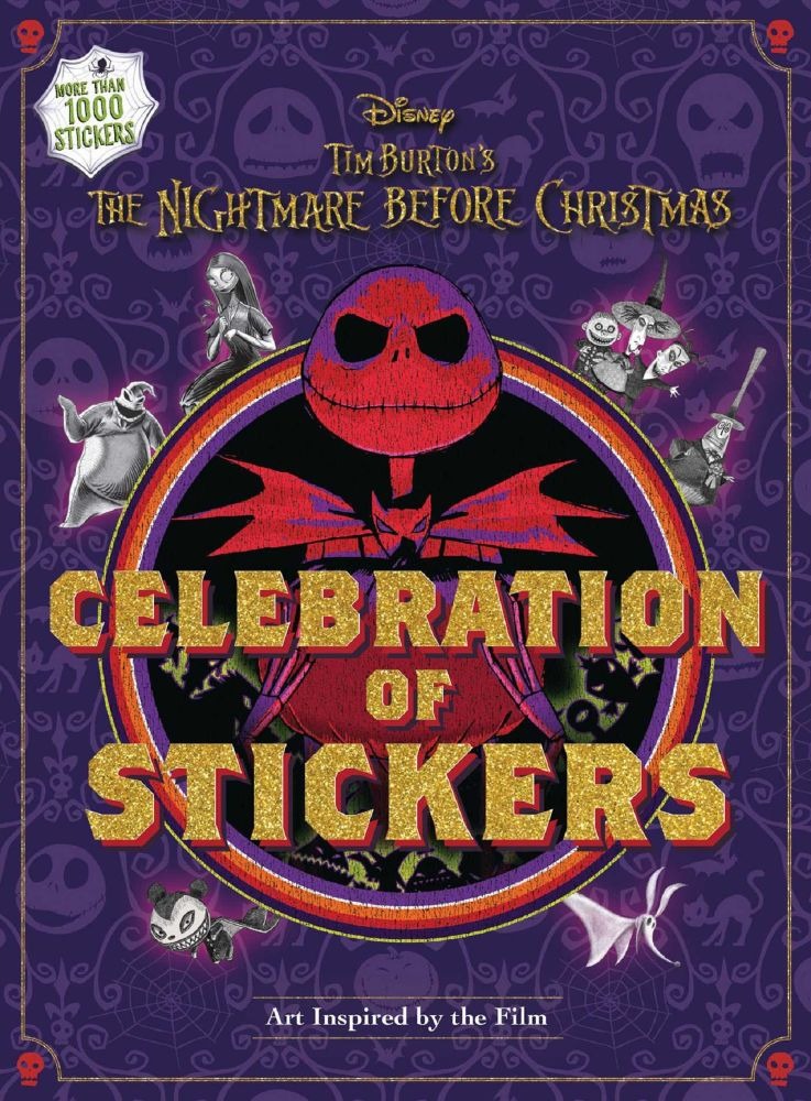 Disney Tim Burton's The Nightmare Before Christmas Sticker Book Celebration