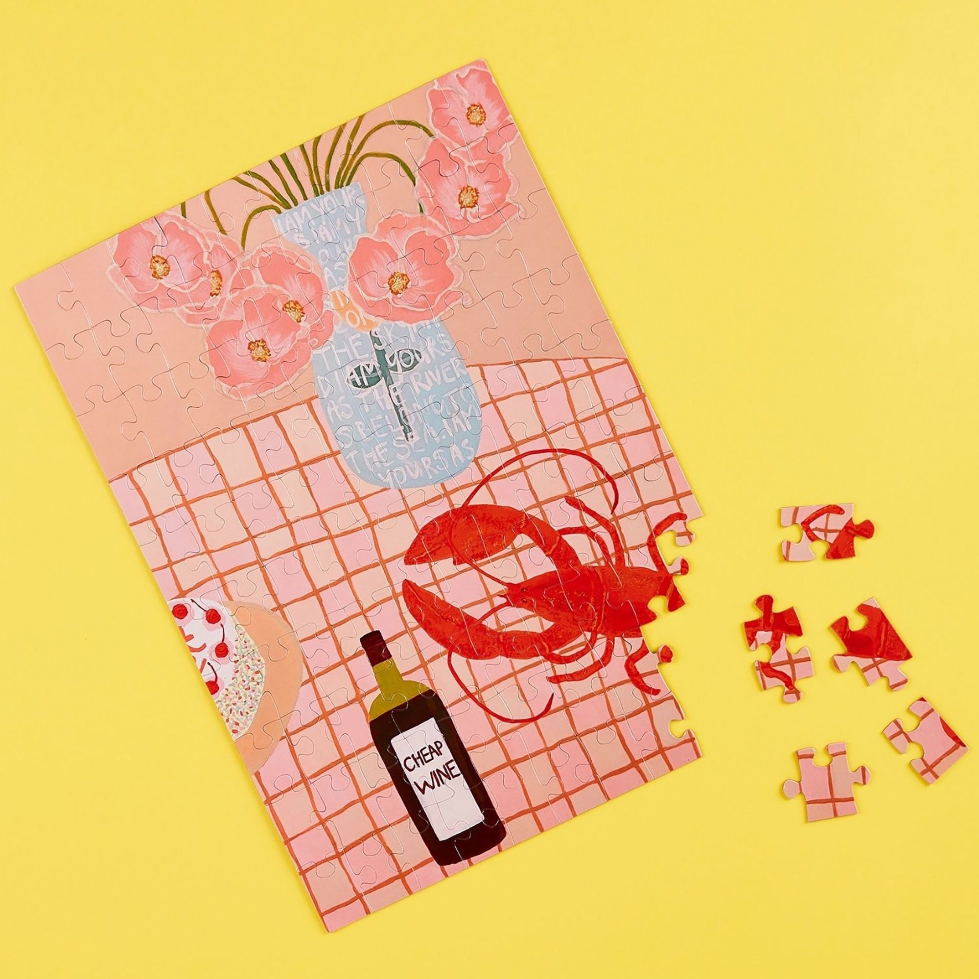 Journey Of Something Lobster Lunch 100-Piece Magnetic Puzzle