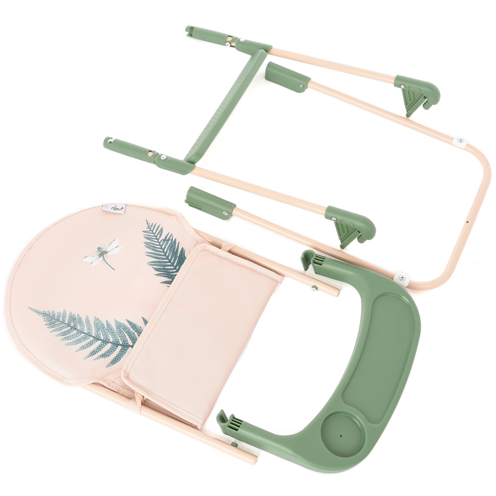 Roma RHS Doll High Chair With Feeding Tray - Fern