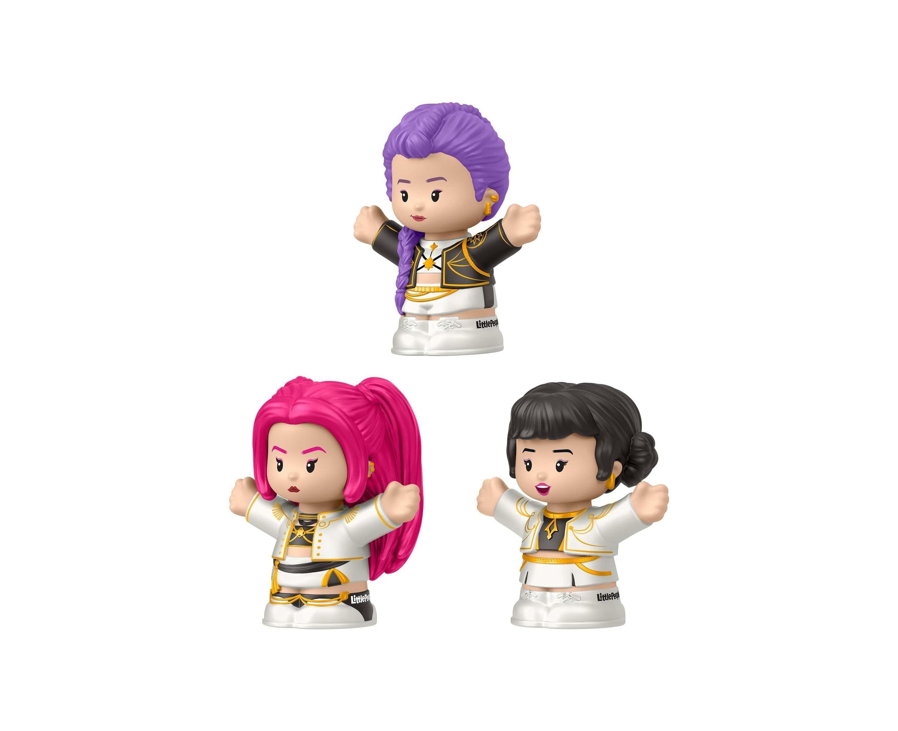 Little People KPop Demon Hunters HUNTR/X 3-Piece Collector Figure Set