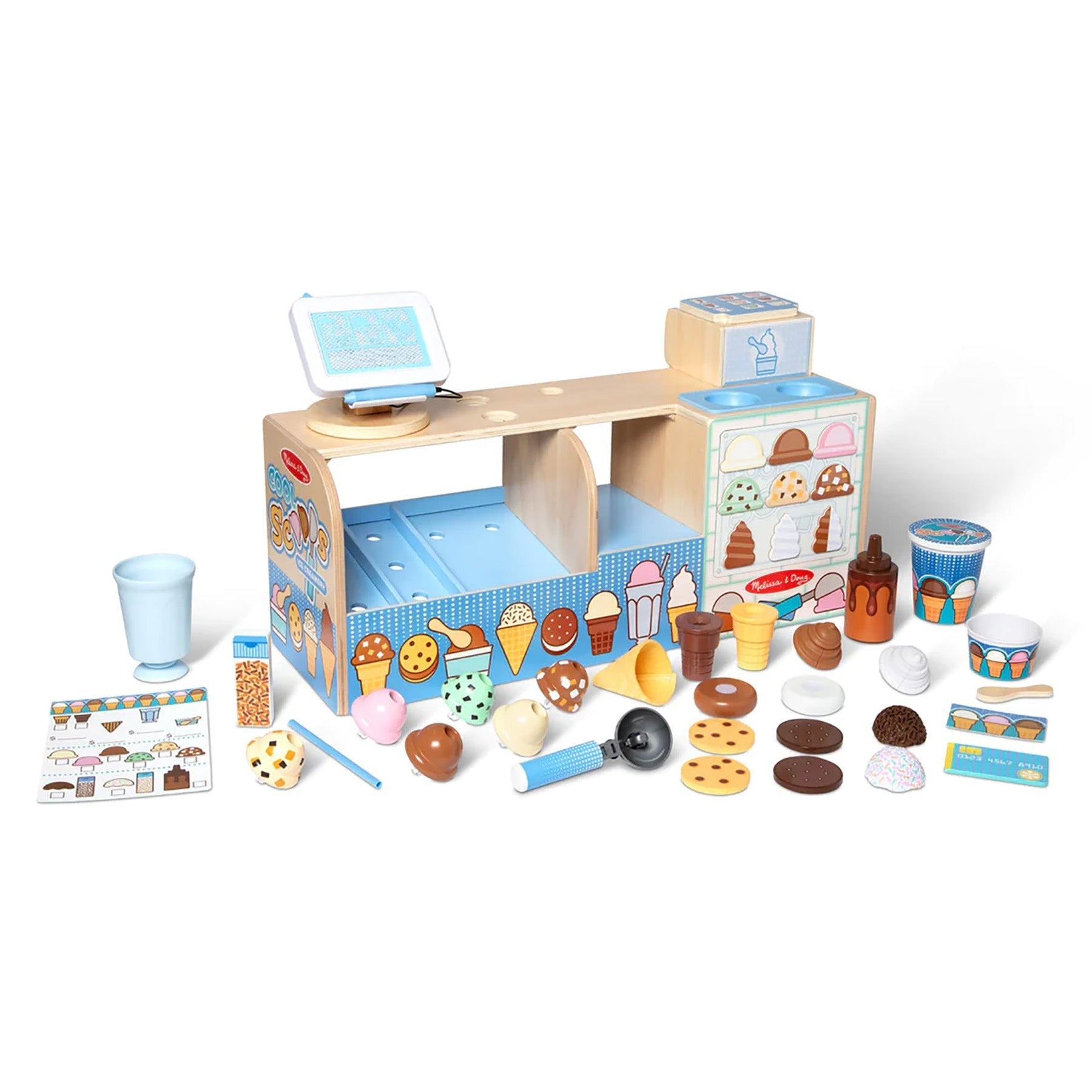 Melissa & Doug Cool Scoops Ice Creamery Playset