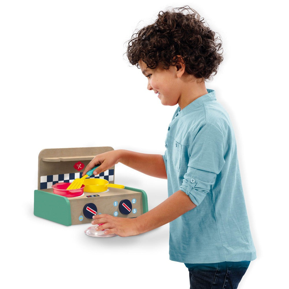 SES Creative Wooden Kitchen Play Set - 16-Piece Pretend Play Collection