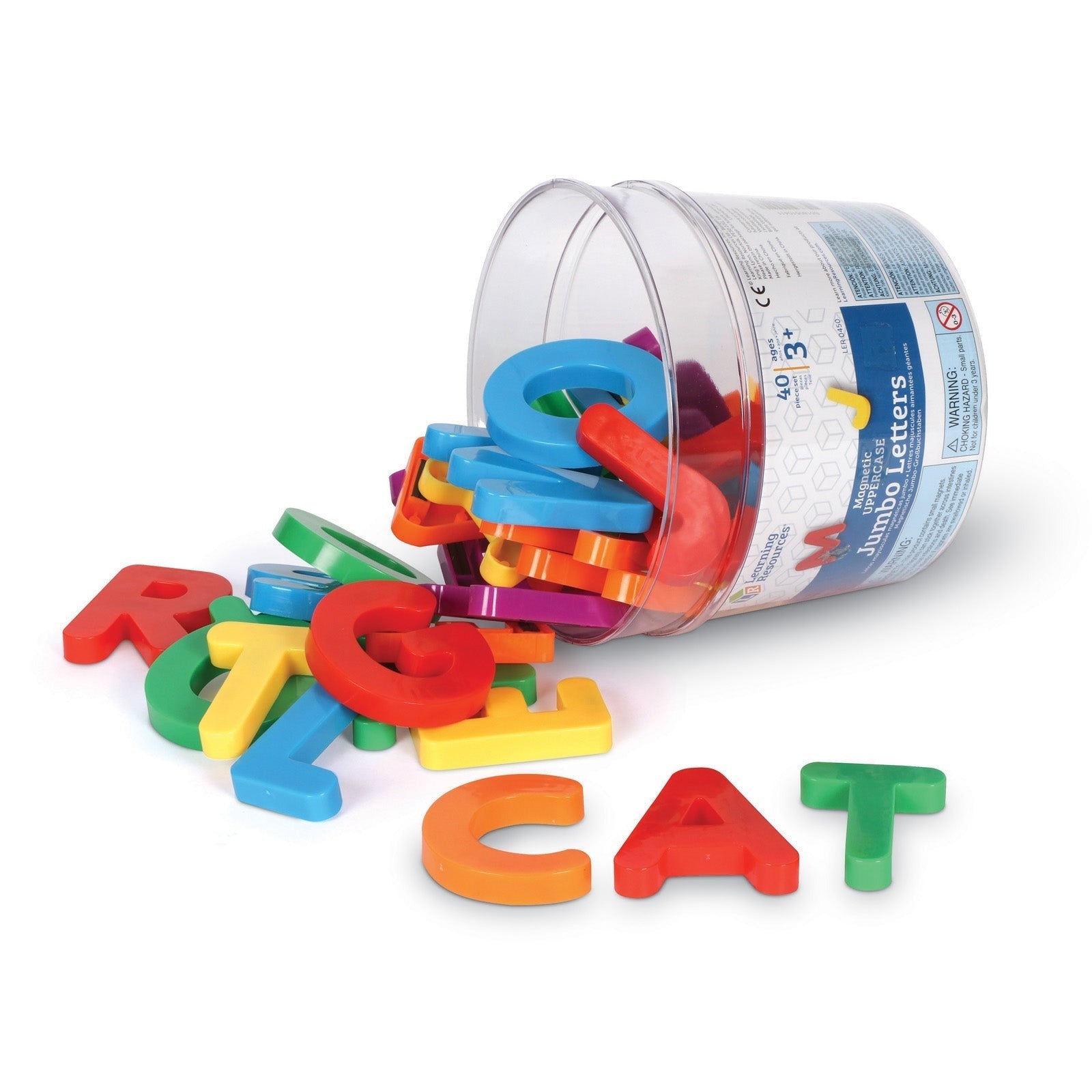 Learning Resources Jumbo Magnetic Uppercase Letters - Brightly Colored