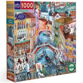 eeBoo Piece & Love Artists in Venice 1000-Piece Puzzle