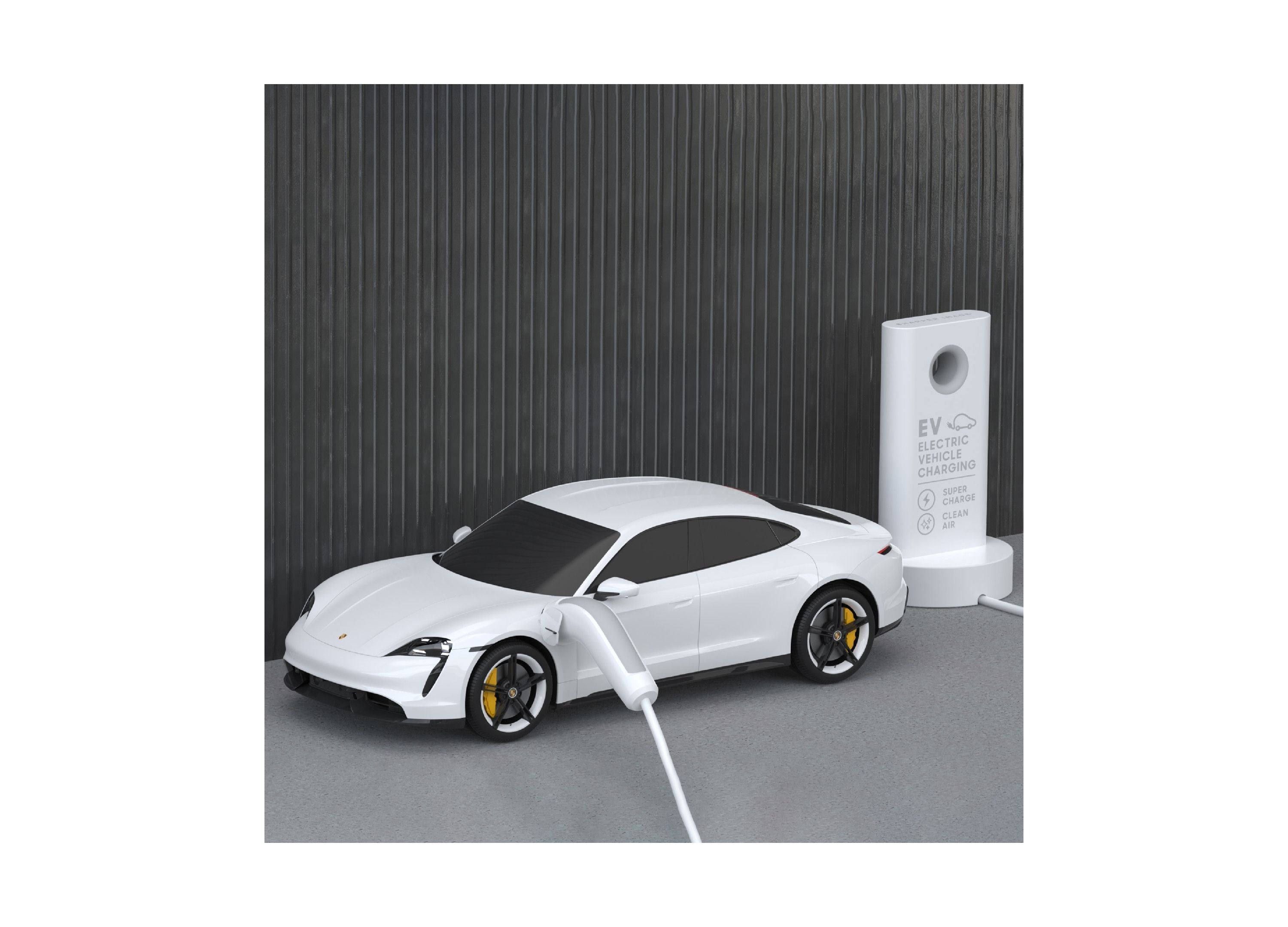 Sharper Image Porsche Taycan Turbo S 1:20 Scale Remote Control Electric Car