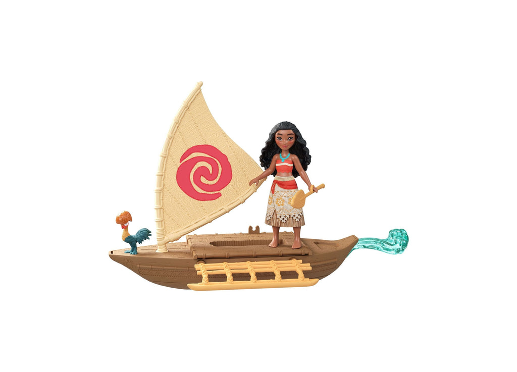 Disney Moana Boat Adventure Playset With Doll And Heihei