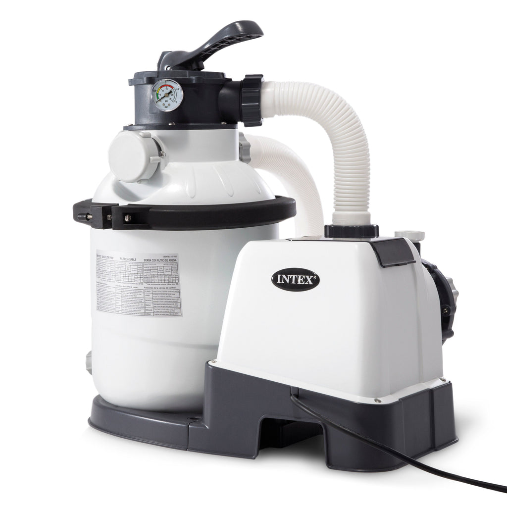 1500 GPH Sand Filter Pump With 24-Hour Timer For Above Ground Pools