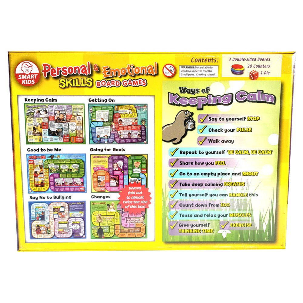 SmartKids Emotional Intelligence Board Games - Set of 6