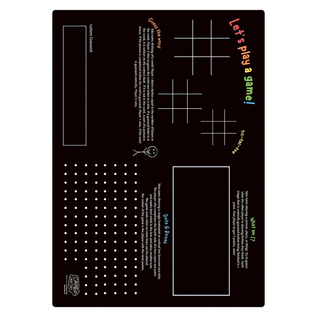The Pencil Grip Activity Playmat - Interactive Drawing Games - Pack of 6
