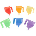TickiT Colorful Translucent Funnels – Set of 6