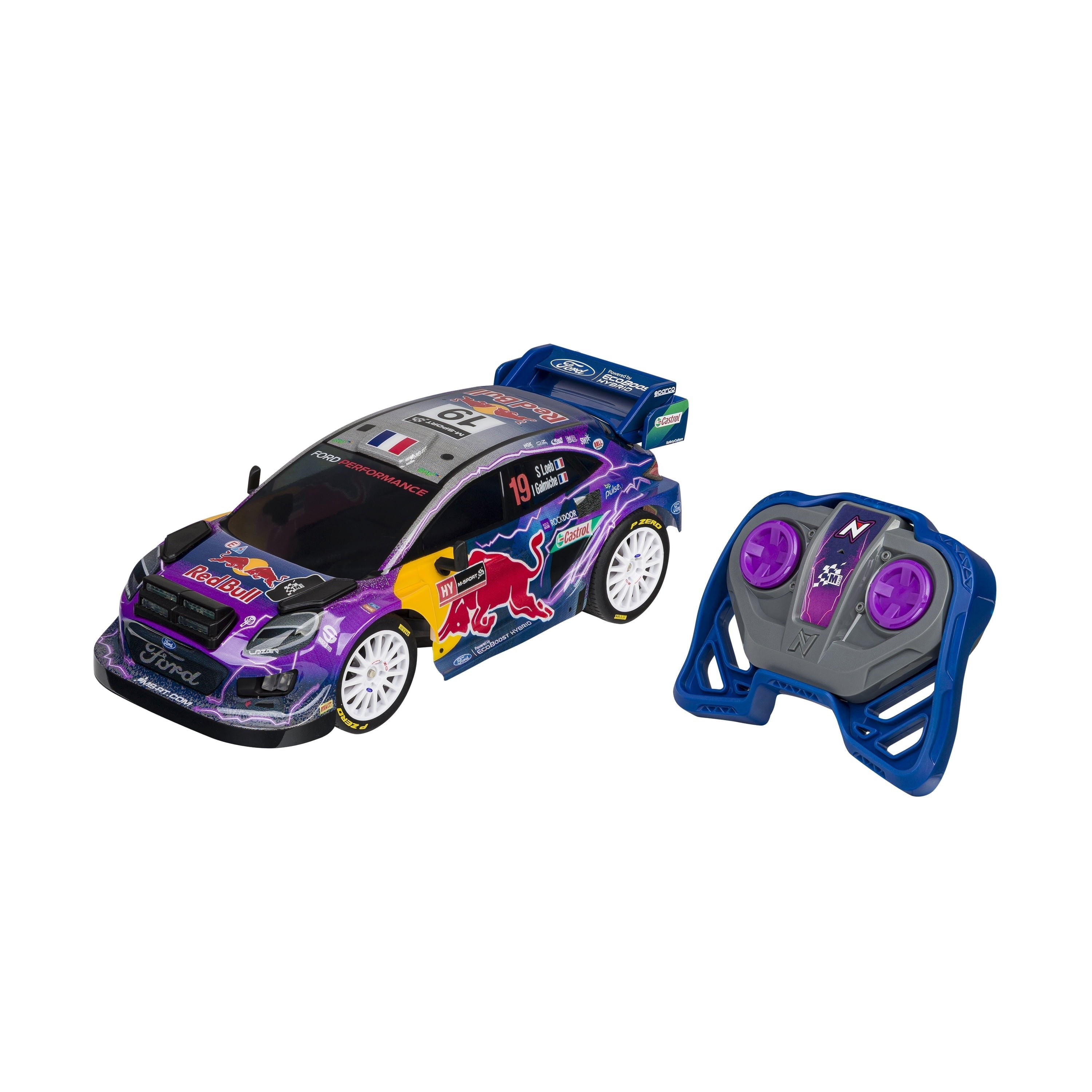 Nikko RC 1:18 Night Mode High-Speed RC Drift Car - Radio Control Vehicle with LED Race Lights