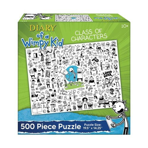 Diary of a Wimpy Kid Class Characters Jigsaw Puzzle - 500 pc
