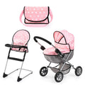 Bayer Design Cozy Dolls Playset - Pink, Grey, Stars