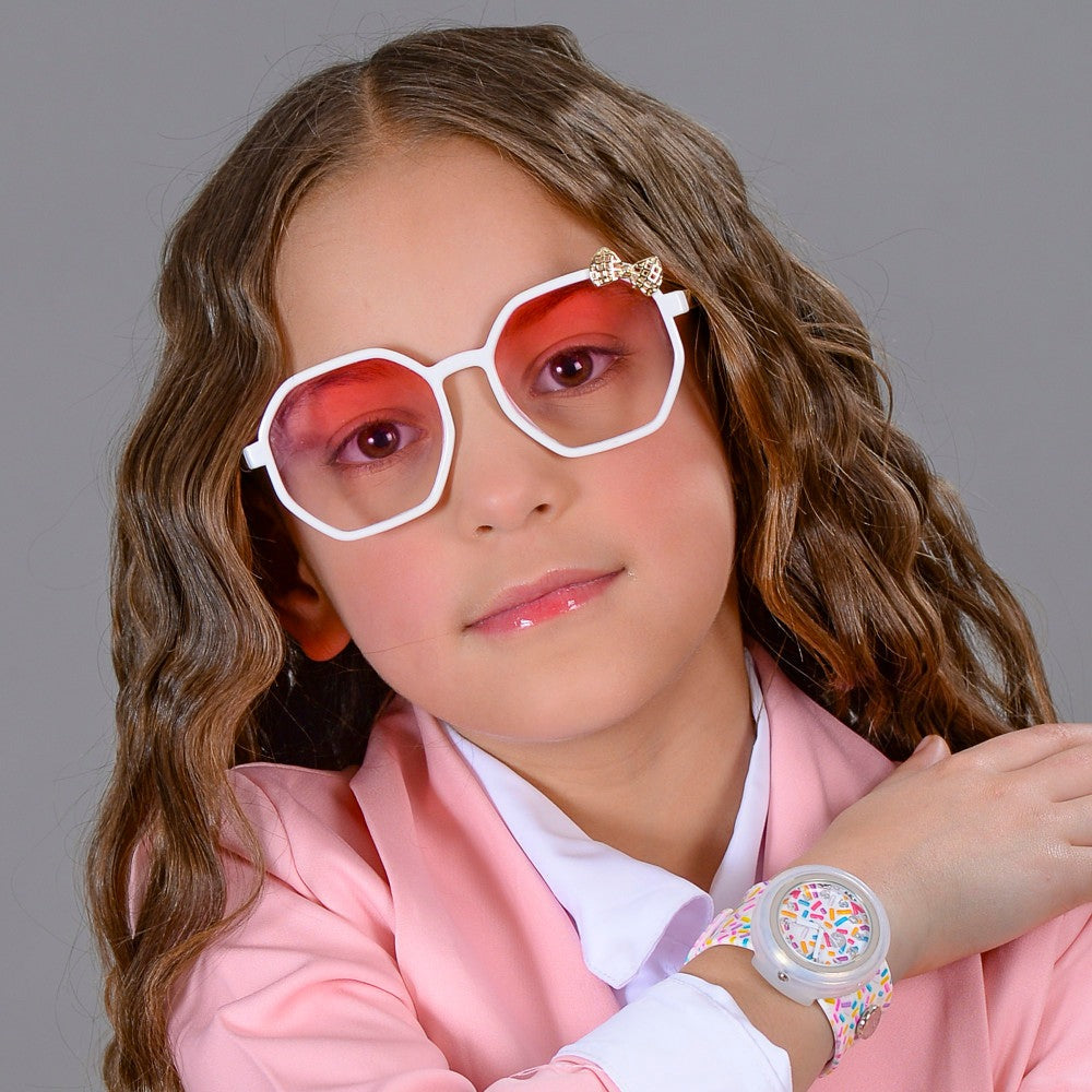Watchitude Slap Watch Sprinkles Kids' Water-Resistant Watch With Removable Face