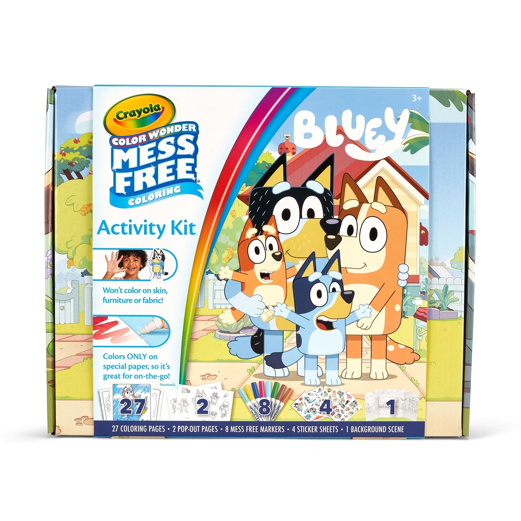 Crayola Color Wonder Bluey Activity Kit - Mess-Free Art Set