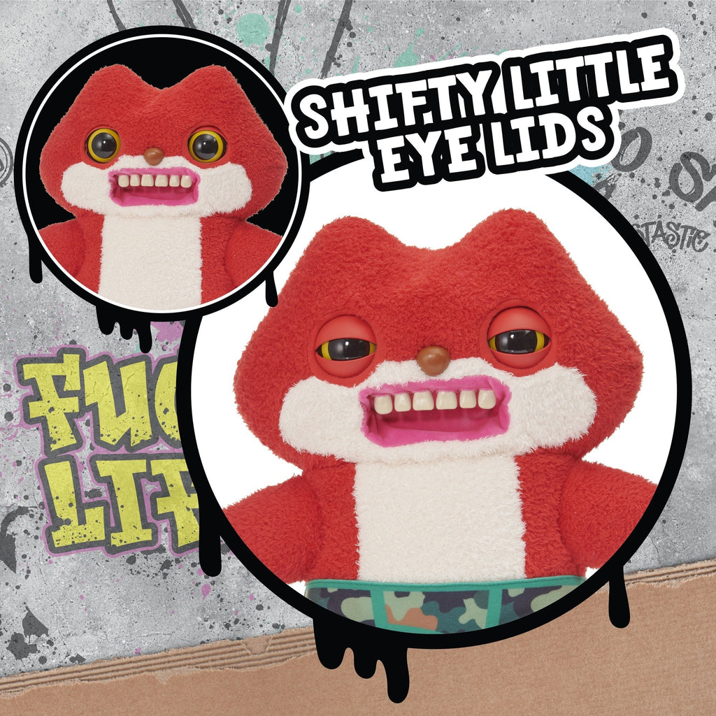 Fugglers Sketchy Squirrel Deluxe Puppetronic Plush Toy, 14-Inch