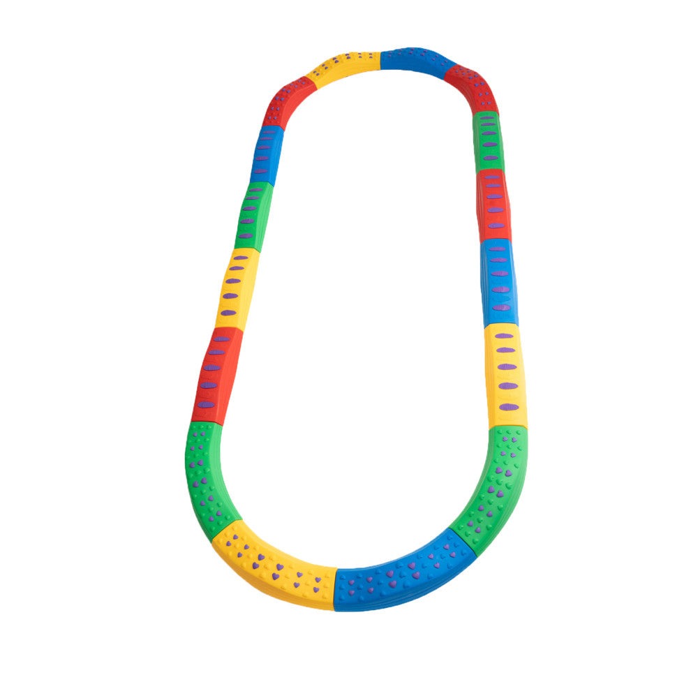 Bintiva Wavy Customizable Balance Beam Set for Backyard Fun