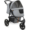 My Duque Cooper Dog Stroller 3-Wheeler - Grey - Pets Up to 33 Lbs