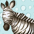 Oopsy Daisys 10 inch Timmy The Zebra - Powder Blue