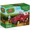 Schleich Farm World Veterinarian Pick-Up Truck 29-Piece Playset