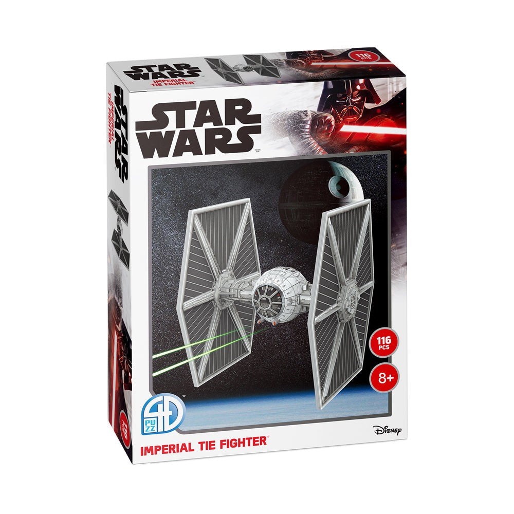 4D Cityscape Star Wars Imperial TIE Fighter Large Scale Paper Model Kit