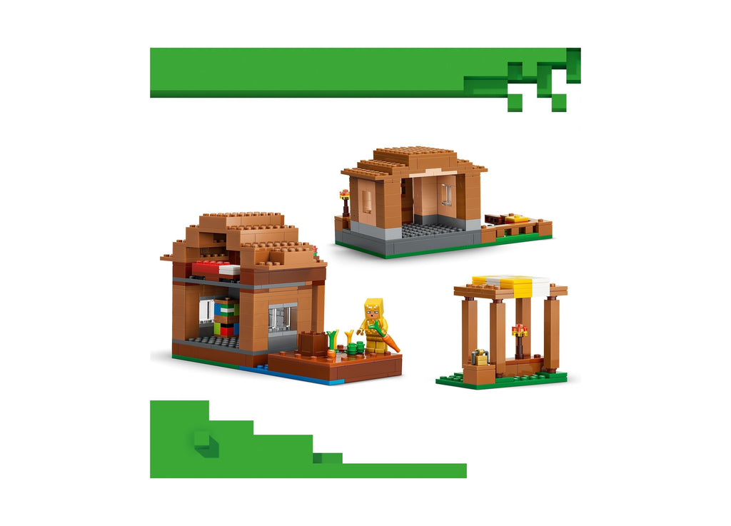 LEGO Minecraft Evoker Village Attack 607-Piece Building Set