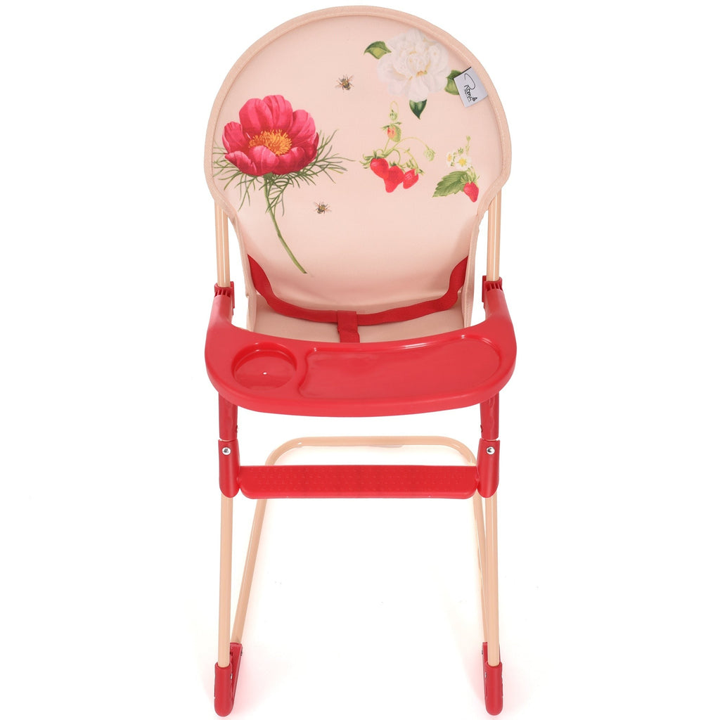 Roma RHS Flora Doll High Chair With Feeding Tray
