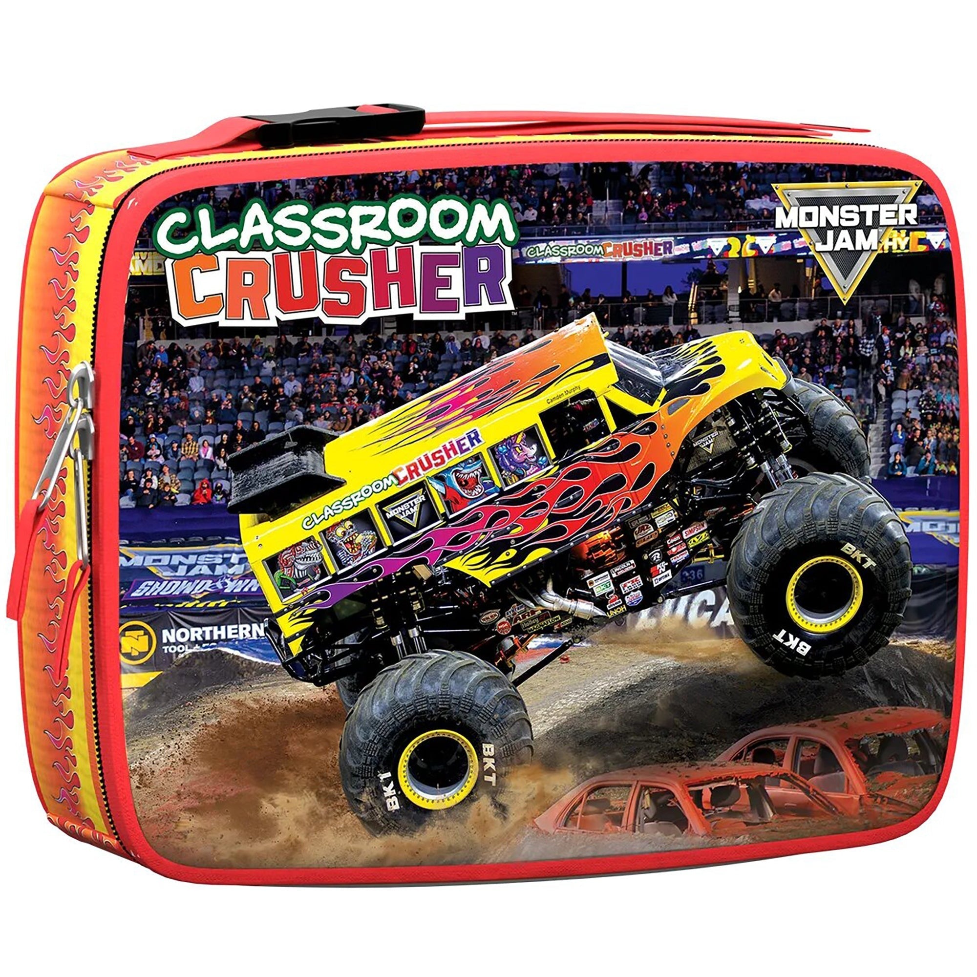 Eurographics Monster Jam Classroom Crusher 100-Piece Puzzle & Lunch Bag