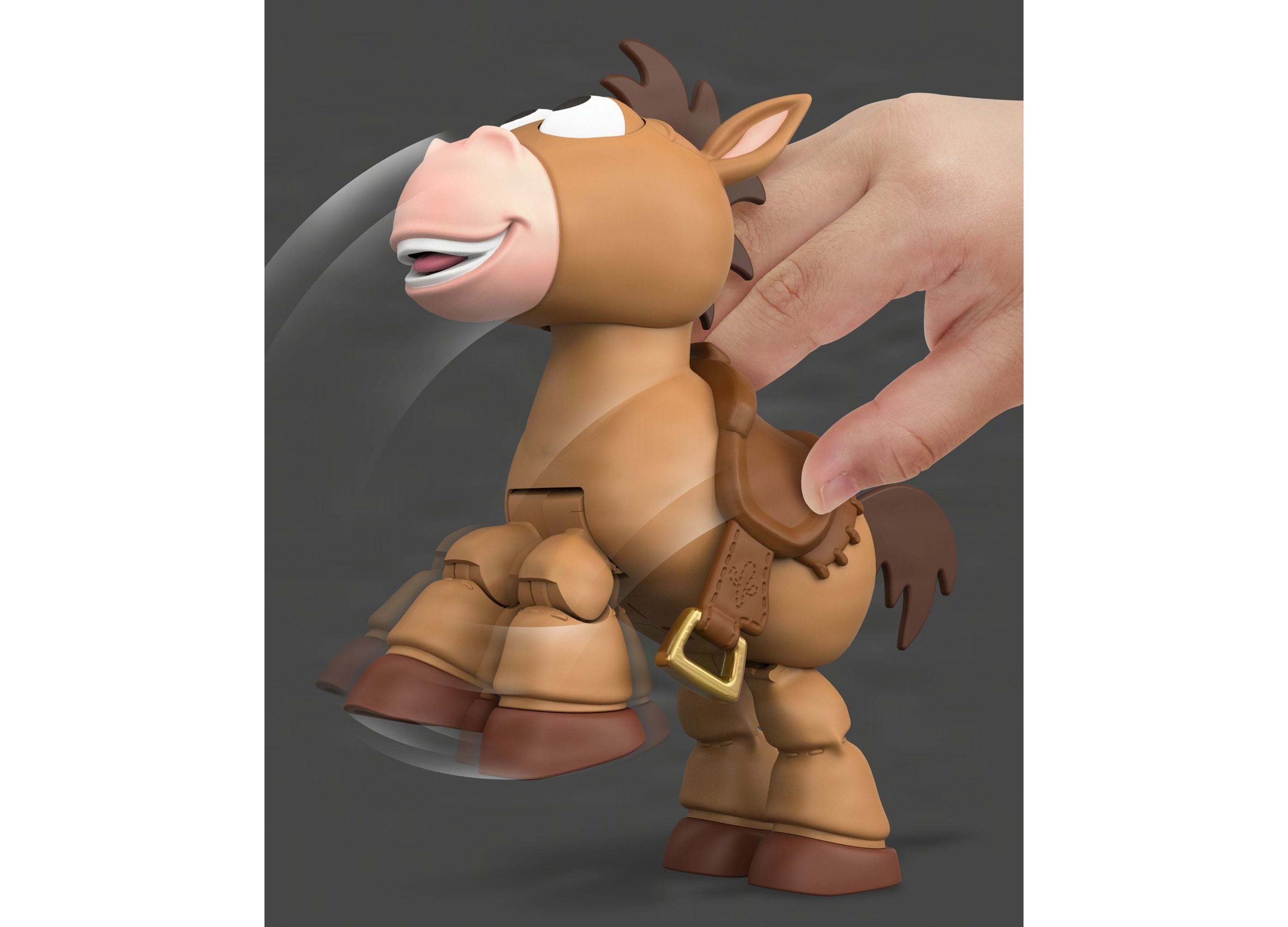 Disney Pixar Toy Story 5 Lil' Partner Bullseye Interactive Posing Horse Figure