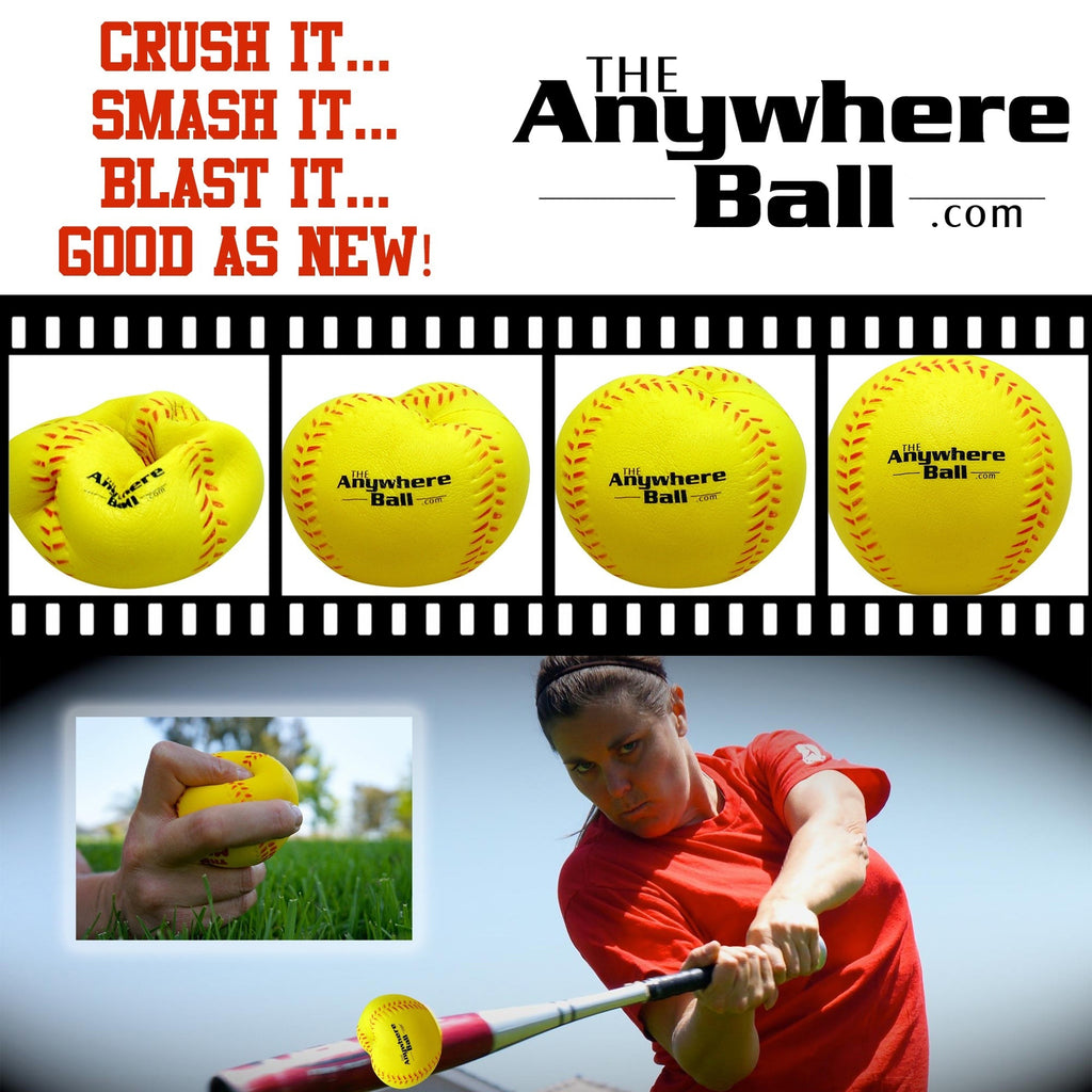 Anywhere Sports: The Anywhere Ball Foam Training Set - Yellow 12 Pack