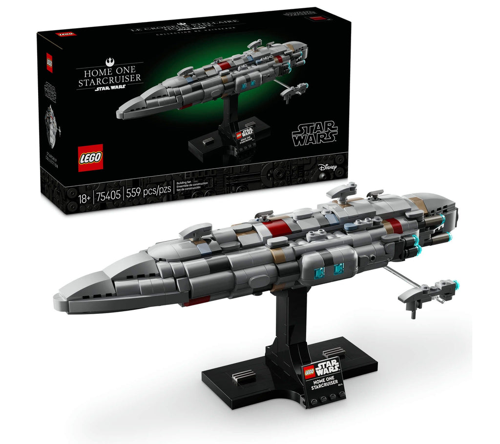 LEGO Star Wars Home One Starcruiser Model Kit 75405 - Buildable Starship