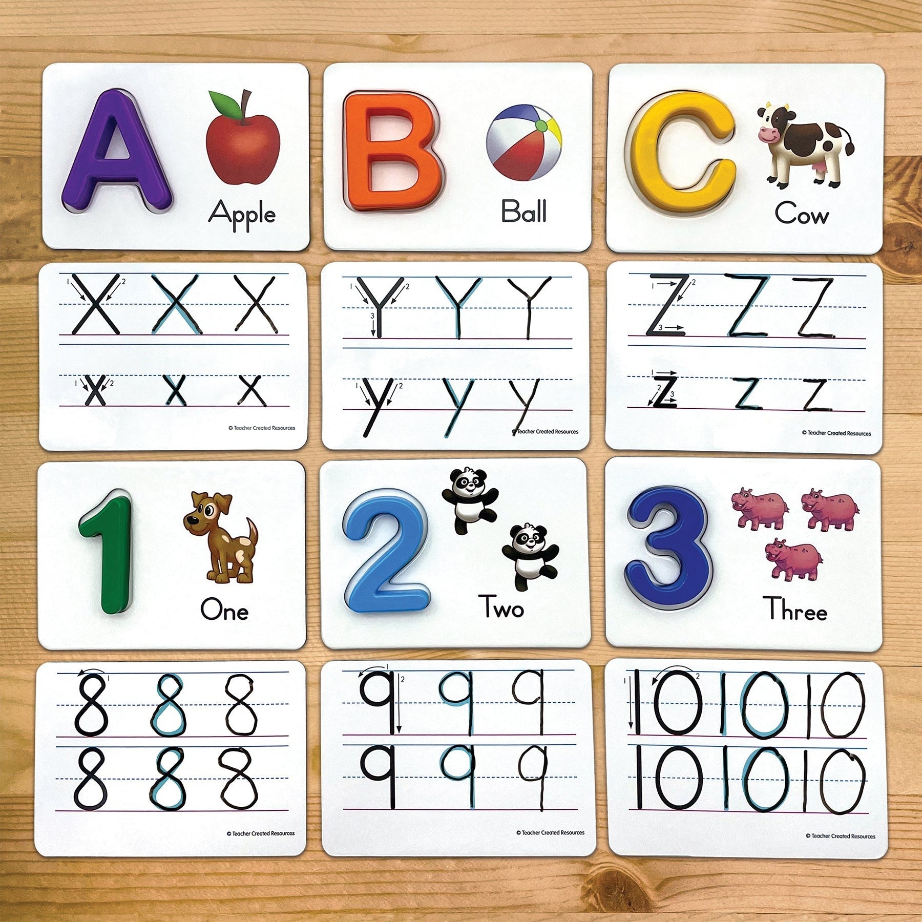 Teacher Created Resources Alphabet & Numbers Magnetic Learning Set