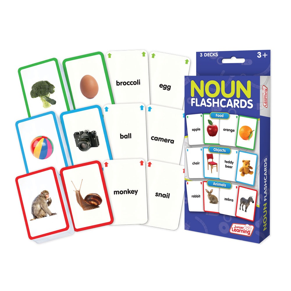 Junior Learning Noun Flashcards - Educational Discovery Set
