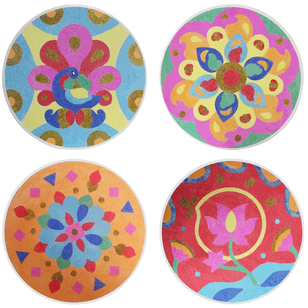 Kulture Khazana Make Your Own Rangoli Mandala Sand Art Kit
