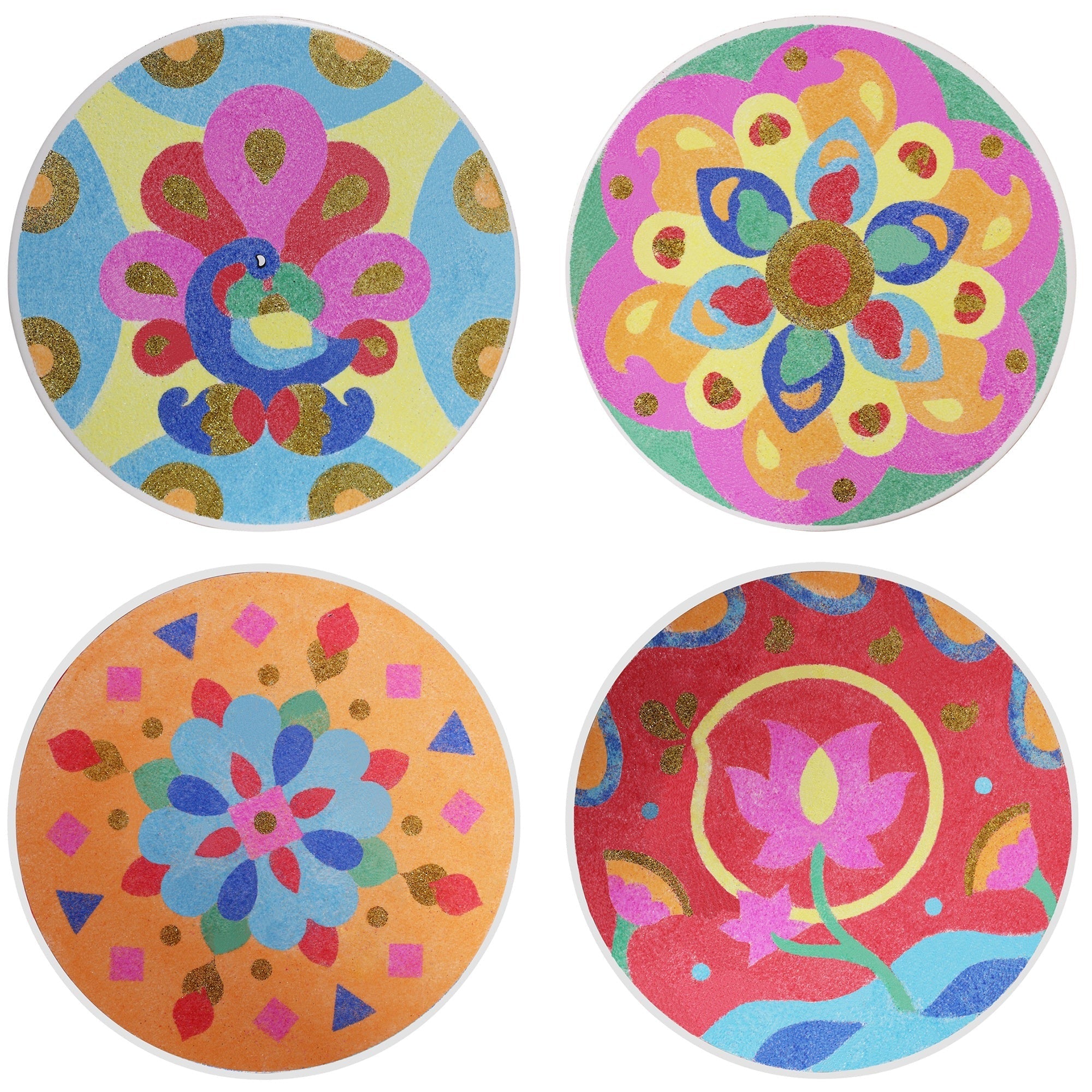 Kulture Khazana Make Your Own Rangoli Mandala Sand Art Kit