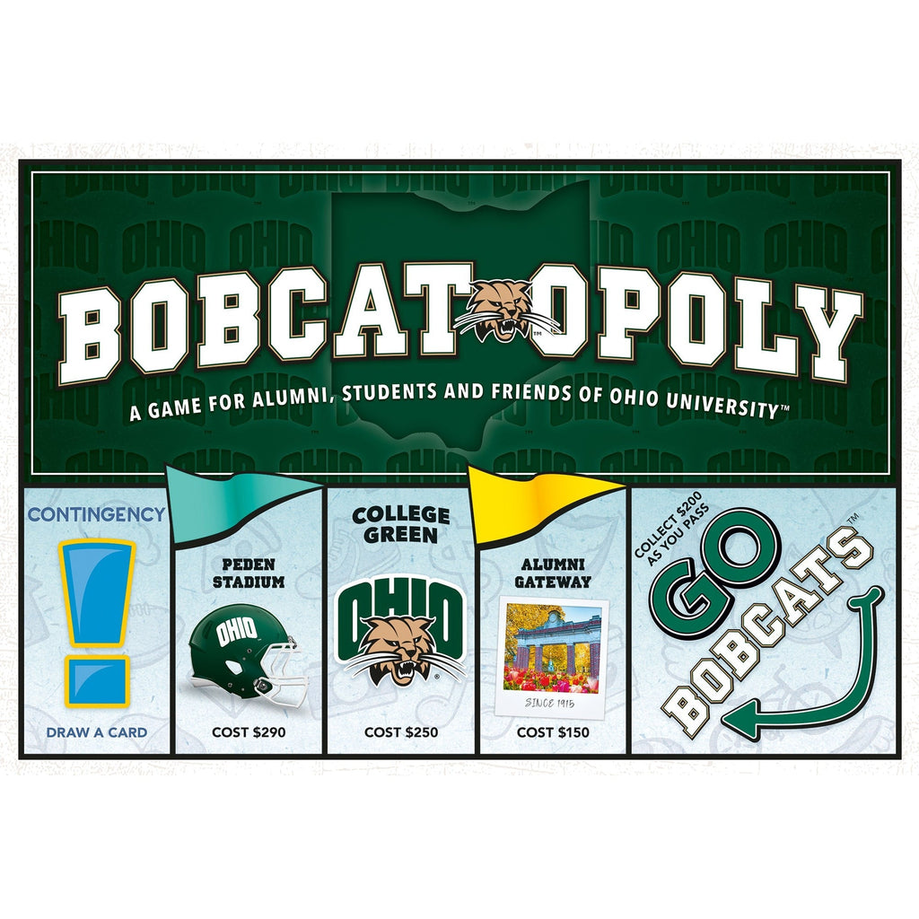 Late For The Sky Bobcat-Opoly Ohio University Themed Board Game