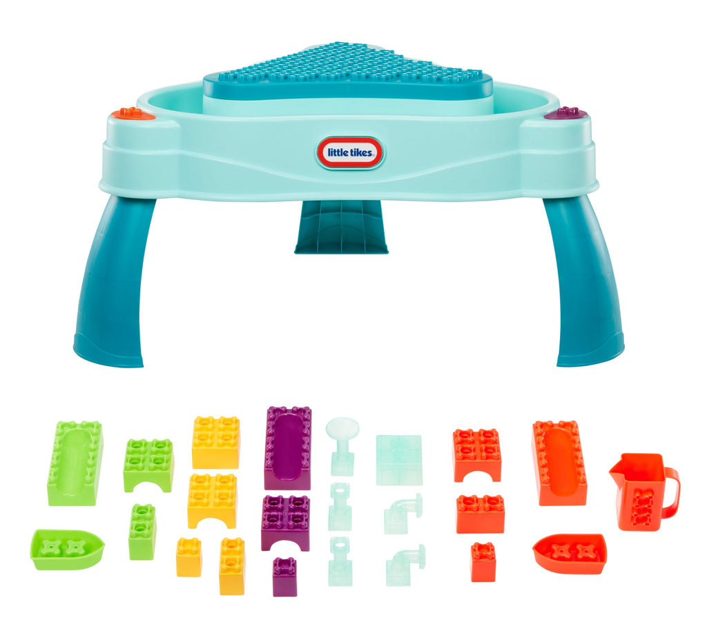 SplashFun Build & Play Water and Construction Table