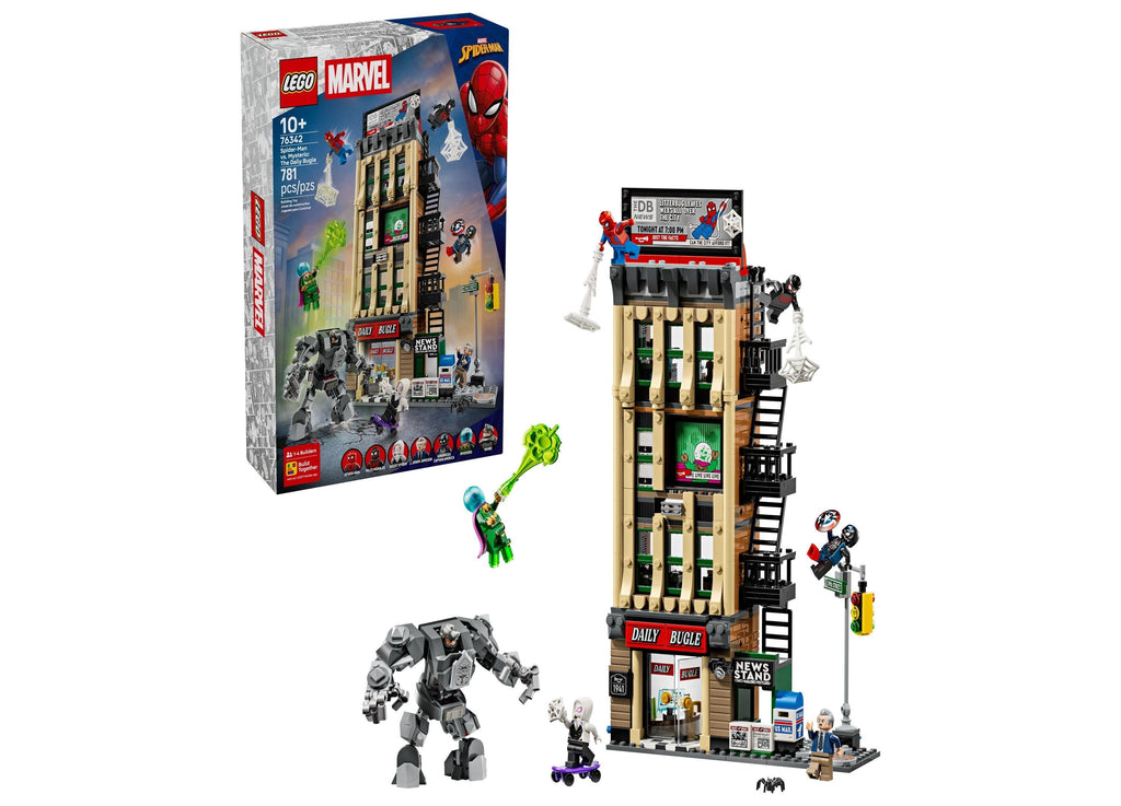 LEGO Marvel Spider-Man vs. Mysterio: 781-Piece Daily Bugle Showdown