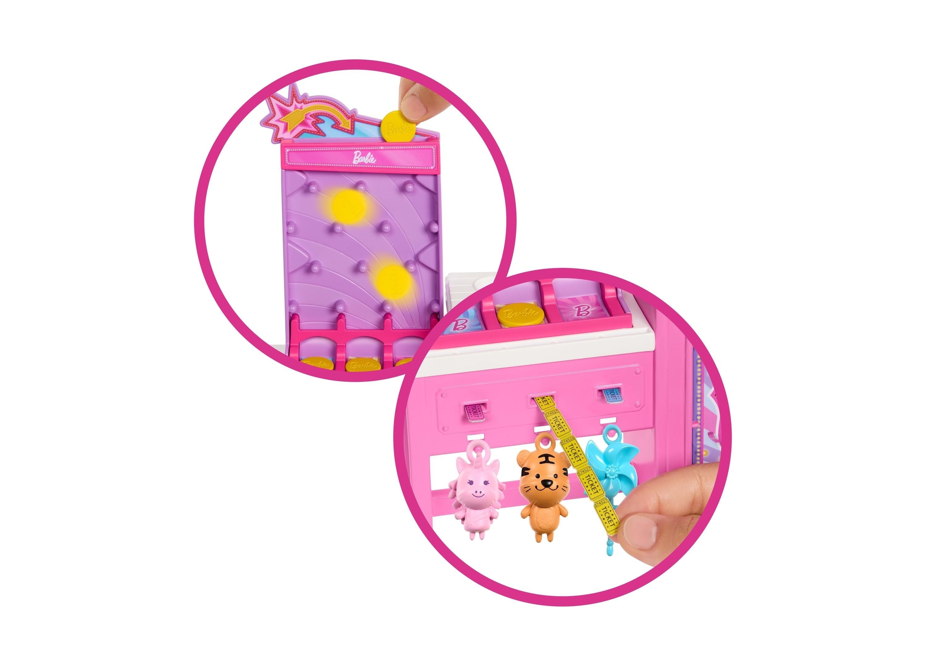 Barbie Mysteries Beach Detectives Malibu Doll and Cotton Candy Game Playset
